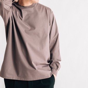 T-shirt Long Sleeves Cotton Men's Made in Japan