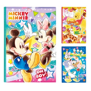 Disney Character A5 Cover Attached Notebook