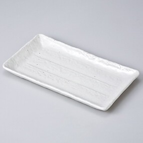 白釉焼物皿 [minoware Mino ware 美濃焼]「2022新作」