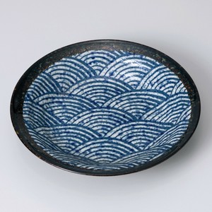 青海波 カレー皿 [minoware Mino ware 美濃焼]