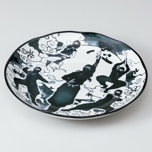 美浓烧 大餐盘/中餐盘 黑色