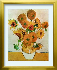 2024年2月20日より価格改定 3.800円→4.500円 Vincent van Gogh Sunflowers S(GD)