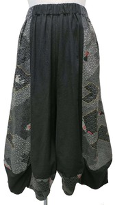 Full-Length Pant Wide Pants Japanese Pattern Autumn/Winter