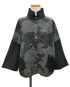 Button Shirt/Blouse Japanese Pattern Autumn/Winter