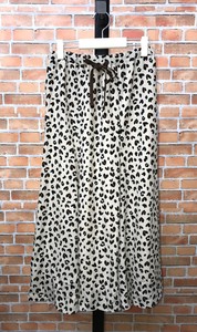 Skirt Leopard Print Flare Skirt