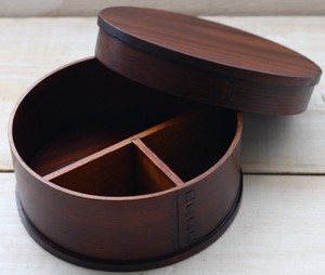 Use For WOODEN Design WOODEN Magewappa Bento Box Round shape