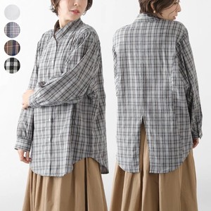 Button-Up Shirt/Blouse Dolman Sleeve Puff Sleeve