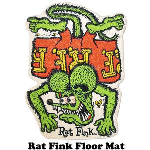 ラットフィンク フロア マット 【RAT FINK】