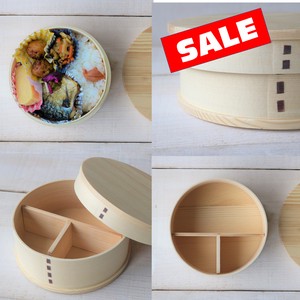 Use For WOODEN WOODEN Magewappa Bento Box Round shape Natural