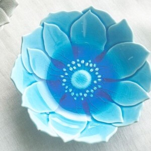 Seto ware Main Plate Flower M 16cm Made in Japan