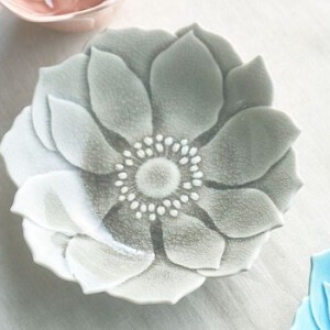 Seto ware Main Plate Flower 16cm Made in Japan