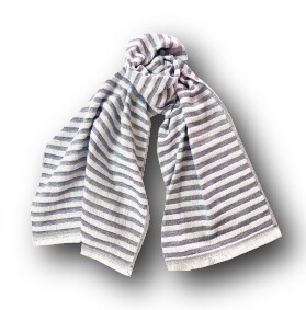 围巾 围巾 冷感 条纹