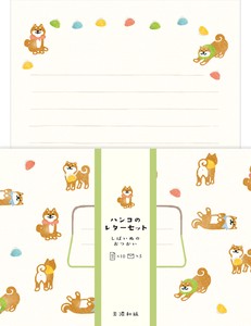 Hanko Writing Papers & Envelope Shibainu