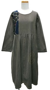 A/W Switch Needlework Leisurely One-piece Dress