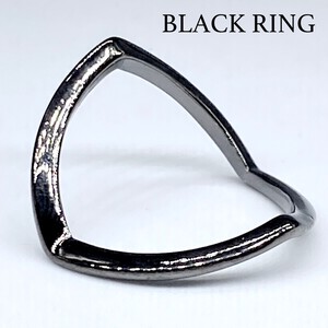 真鍮リング ブラックリング 指輪 エースリング 黒い指輪 シンプル アクセサリー R934「2022新作」