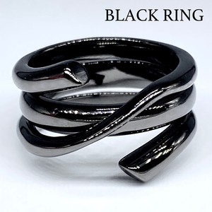 真鍮リング ブラックリング 指輪 エースリング 黒い指輪 シンプル アクセサリー N257「2022新作」