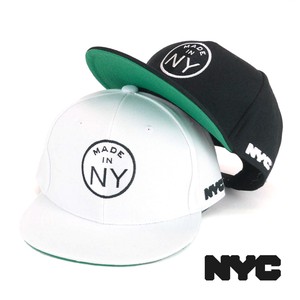 【年間品】NYCライセンスMADEINワッペンBBキャップ　ヤング帽子
