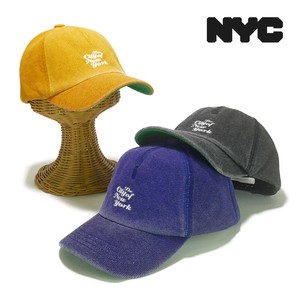 ★年間品　NYCライセンスストーンウォッシュローキャップ　ヤング帽子