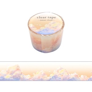 Washi Tape Clear Tape 30mm Width Sunset Cloud