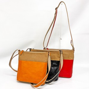 Shoulder Bag Cattle Leather 4-colors Made in Japan