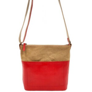 Shoulder Bag Cattle Leather Shoulder Bag Canvas Made in Japan