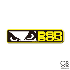 BADBOY ダイカットステッカー ロゴ 黄色 バッドボーイ 90年代 平成ポップ ファッション ブランド BAD006