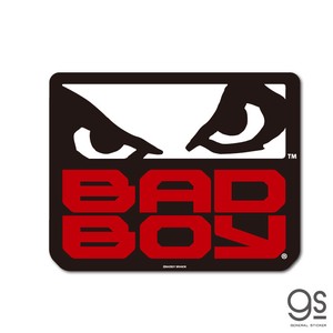 BADBOY 車用ステッカー ロゴ レッド バッドボーイ 90年代 平成ポップ ファッション ブランド 防犯 BAD018