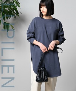 【Special price-SS】裏毛バイオウォッシュ　前後2WAYチュニック　プルオーバー　即納
