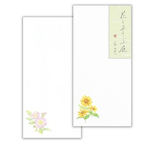 封筒　花のいろ　庭【日本製】