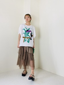 T-shirt/Tee Frilly Printed