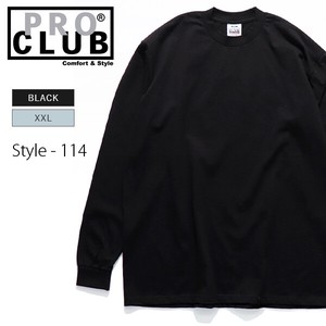 プロクラブ【PRO CLUB】114 Heavyweight Cotton Long Sleeve Crew Neck T-Shirt ロンT 2XL 大きいサイズ