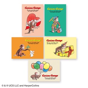 【Curious　George】ポストカード