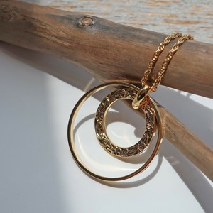 Silver Top Silver Chain Necklace Flower Pendant Jewelry Made in Japan