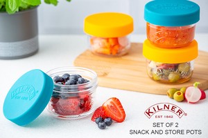 【KILNER】SET OF 2 SNACK AND STORE POTS 125ml「2022新作」