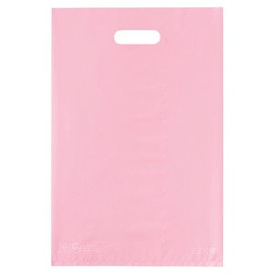 ポリ袋ソフト型 カラー ピンク【無償提供／環境配慮／持ち帰り袋／小判抜き】