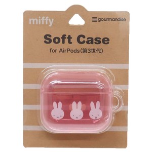 【イヤホン】ミッフィー AirPodsソフトケース 第3世代 ピンク