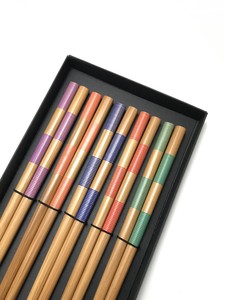 Wakasa lacquerware Chopsticks Gift 5-pairs NEW Made in Japan