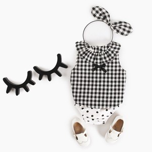 Checkered Dot Suit Set Baby Newborn Kids 2