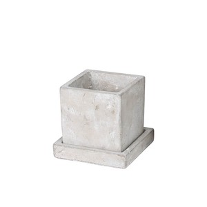 [DULTON] SOLID PLANTER PLAIN Solid Planter Cube 2.5 Size 3 bowl Indication