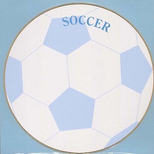 円型色紙 サッカー