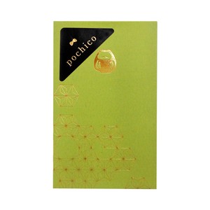 Money Envelope Gold Leaf Daruma 5 Pcs