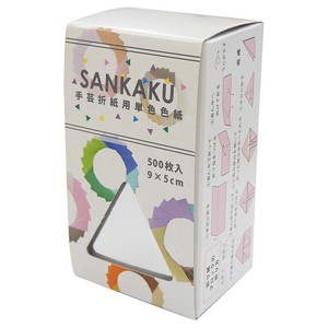 【3D ORIGAMI】手芸用いろがみ SANKAKU 500枚 ぎん