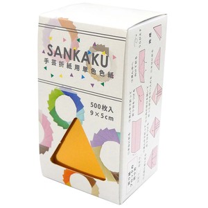 【3D ORIGAMI】手芸用いろがみ SANKAKU 500枚 きん