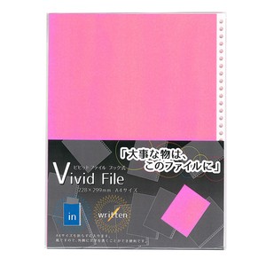 File Refill Pocket Vivid Color 5 color set