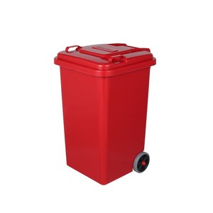 【DULTON ダルトン】PLASTIC TRASH CAN 65L RED プラスチック トラッシュカン 65リットル「2022新作」