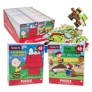 ピーナツ　スヌーピー　48ピース　パズル　2種類　おもちゃ　アメリカン雑貨