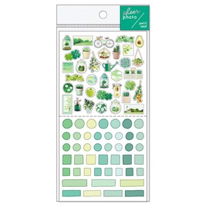 Stickers Sheer Photo Petit Stickers Green