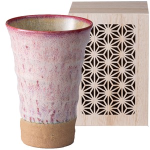 美浓烧 杯子/保温杯 陶器 含木箱 日本制造
