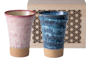 Mino Kiln Change Tumbler Wood Boxed Wood Boxed Pottery Porcelain Tumbler