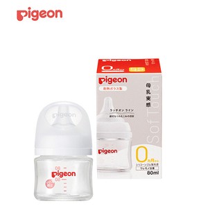 Pigeon Nursing Bottle Heat-Resistant Glass 80